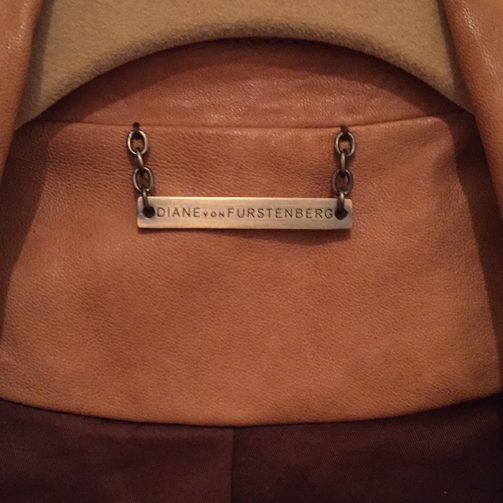 DVF Leather Jacket - Picture 5 of 7